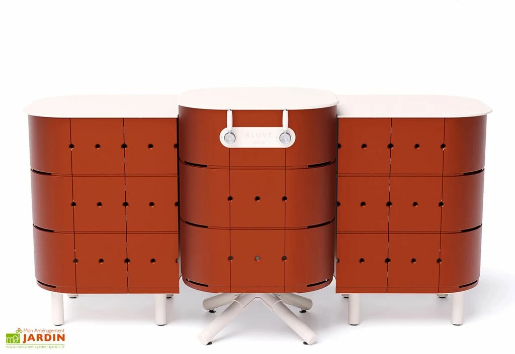 Desserte Extérieure En Aluminium Pour Le Barbecue Lulu Et Marcel 5 Desserte Extérieure En Aluminium Pour Le Barbecue Lulu Et Marcel – Image 3