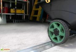 Abri De Jardin En Polycarbonate Et Aluminium Yukon 20 M² - Gris -MON AMENAGEMENT JARDIN Soldes detail abri jardin pvc yukon palram 3 1