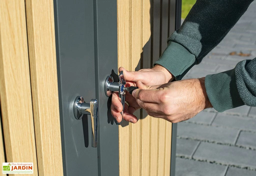 Cache Poubelle Extérieur Double Acier Imitation Bois – 2x 240 Litres 8 Cache Poubelle Extérieur Double Acier Imitation Bois – 2x 240 Litres – Image 6