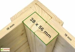 Abri De Jardin En Bois De Sapin Traité Skur 2 – 3,17 M² 12 Abri De Jardin En Bois De Sapin Traité Skur 2 – 3,17 M² -MON AMENAGEMENT JARDIN Soldes details abri jardin bois skur