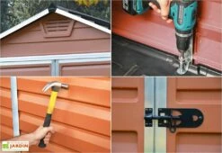 Abri De Jardin Skylight 2,1 M² Ambre | Palram - Canopia 13 Abri De Jardin Skylight 2,1 M² Ambre | Palram - Canopia -MON AMENAGEMENT JARDIN Soldes details abri jardin skylight palram