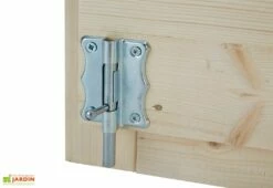 Abri à Vélos En Bois De Sapin Brut Cykel 2,1 M² -MON AMENAGEMENT JARDIN Soldes details abri velos bois sapin cykel