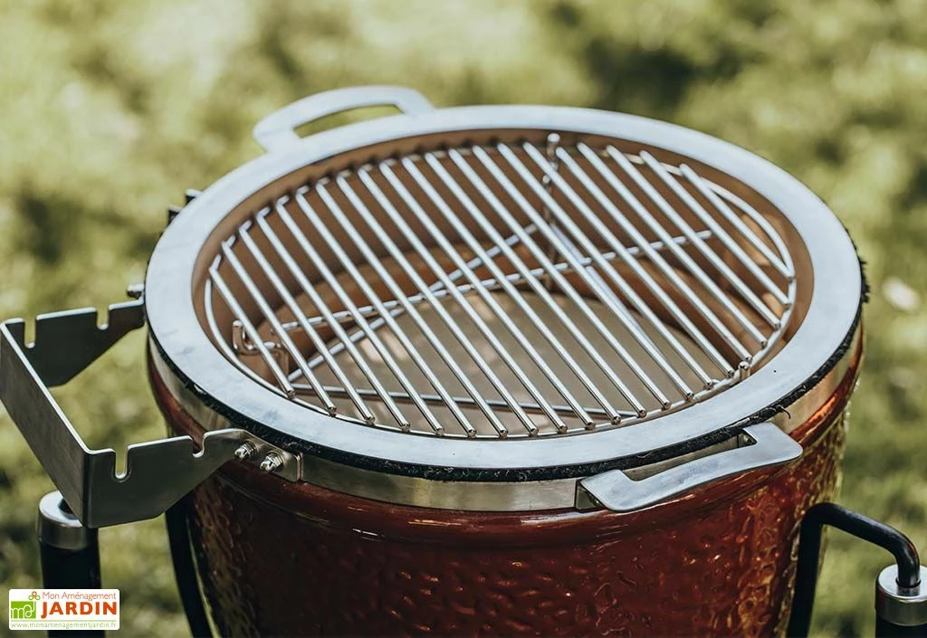 Barbecue Kamado En Céramique Monolith Junior + Chariot 6 Barbecue Kamado En Céramique Monolith Junior + Chariot – Image 4