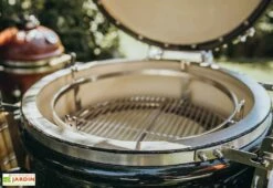 Barbecue Kamado En Céramique Monolith Classic + Chariot -MON AMENAGEMENT JARDIN Soldes details barbecue kamado ceramique monolith classic chariot