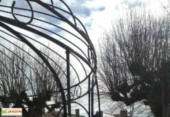 Gloriette En Fer Forgé - Fleurdelisée ∅ 2,40 M -MON AMENAGEMENT JARDIN Soldes details gloriette fer forge godart ferronnerie