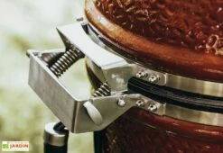 Barbecue Kamado En Céramique Monolith Junior + Chariot 11 Barbecue Kamado En Céramique Monolith Junior + Chariot -MON AMENAGEMENT JARDIN Soldes details kamado ceramique chariot monolith junior rouge