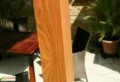 Paragon Pergola En Aluminium Effet Bois Florida 12,25 M² -MON AMENAGEMENT JARDIN Soldes details pergola alu effet bois florida 12m2 marron