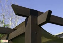 Paragon Pergola En Aluminium Effet Bois Modena 17,94 M² -MON AMENAGEMENT JARDIN Soldes details pergola aluminium effet bois modena 17m2