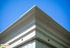 Tonnelle De Jardin En Aluminium Et Acier Galvanisé Striano 10,78 M² -MON AMENAGEMENT JARDIN Soldes details tonnelle metal sojag striano 10m2