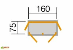 Armoire De Jardin En Bois D’épicéa 1,2 M² -MON AMENAGEMENT JARDIN Soldes dimensions armoire jardin bois epicea weka