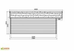 Solid Abri De Jardin Bois Vernier 28mm (538x538cm) Traité En Option 9 Solid Abri De Jardin Bois Vernier 28mm (538x538cm) Traité En Option -MON AMENAGEMENT JARDIN Soldes dimensions chalet s8346