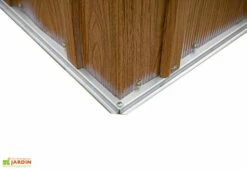 Abri De Jardin En Acier Galvanisé Imitation Bois 7 M² 13 Abri De Jardin En Acier Galvanisé Imitation Bois 7 M² -MON AMENAGEMENT JARDIN Soldes embase abri jardin acier galvanise imitation bois