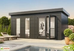 Abri De Jardin En Acier Galvanisé Double Porte Luminato - 19,2 M²