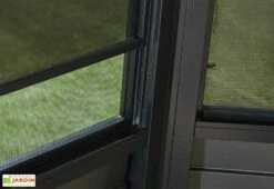 Pavillon De Jardin Fermé En Aluminium Et Acier Galvanisé Charleston 14,7 M² -MON AMENAGEMENT JARDIN Soldes fenetre pavillon jardin ferme metal charleston 14m2