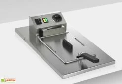 Table De Cuisson Avec Plancha à Gaz En Inox Et Friteuse Oasi 205C -MON AMENAGEMENT JARDIN Soldes friteuse table cuisson inox