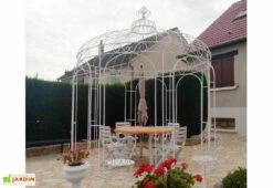 Gloriette En Fer Forgé - Fleurdelisée ∅ 3,00 M