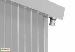 Abri De Jardin En Acier Galvanisé Duramax Modern 4,5 M² -MON AMENAGEMENT JARDIN Soldes gouttiere cabane jardin acier galvanise duramax modern gris