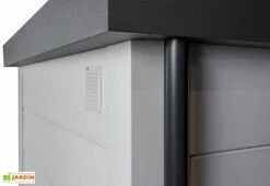 Abri De Jardin En Métal Eleganto Plus – 11,6 M² -MON AMENAGEMENT JARDIN Soldes gouttiere remise jardin metal eleganto 1