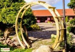Arche De Jardin En Bois Traité - 245 X 29 X 221 Cm