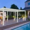 Pergola Bioclimatique Ombréa En Aluminium 4 X 6 M Autoportée - Blanche 2 Pergola Bioclimatique Ombréa En Aluminium 4 X 6 M Autoportée - Blanche -MON AMENAGEMENT JARDIN Soldes grande pergola bioclimatique 4x6 blanche ombrea 15 728868