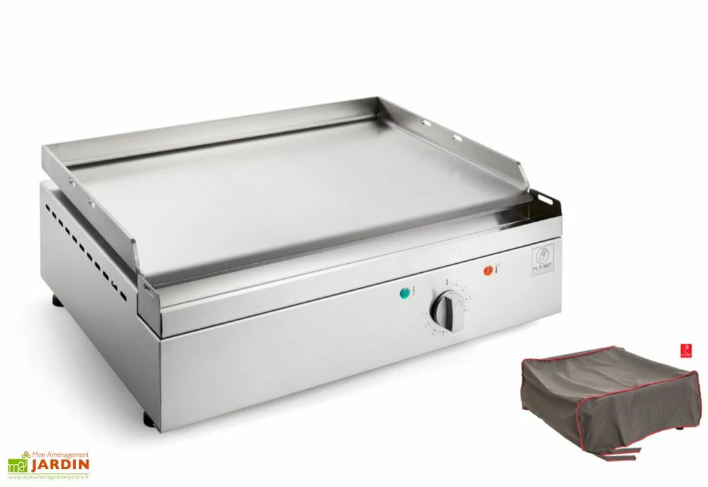 Plancha électrique En Inox 2080 W Avec Housse De Protection - 54 X 50 X 20 Cm 4 Plancha électrique En Inox 2080 W Avec Housse De Protection - 54 X 50 X 20 Cm – Image 2