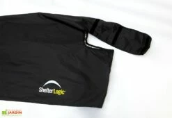 Porte-bûches En Acier Inoxydable Avec Housse En Polyester – 126 Cm -MON AMENAGEMENT JARDIN Soldes housse polyester bucher