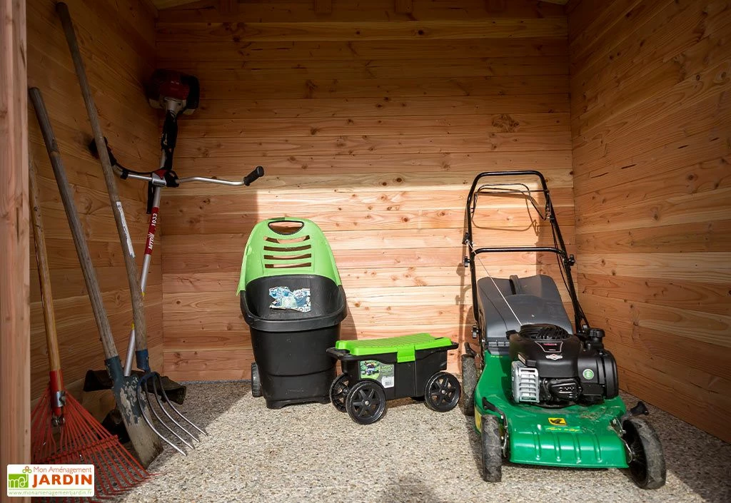 Abri De Jardin En Bois Douglas 28 Mm – 6,33 M² : 2,19 X 2,89 M 8 Abri De Jardin En Bois Douglas 28 Mm – 6,33 M² : 2,19 X 2,89 M – Image 6