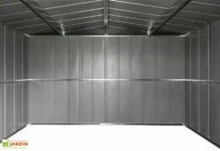 Abri De Jardin En Acier Galvanisé 8,5 M² -MON AMENAGEMENT JARDIN Soldes interieur abri jardin metal 1