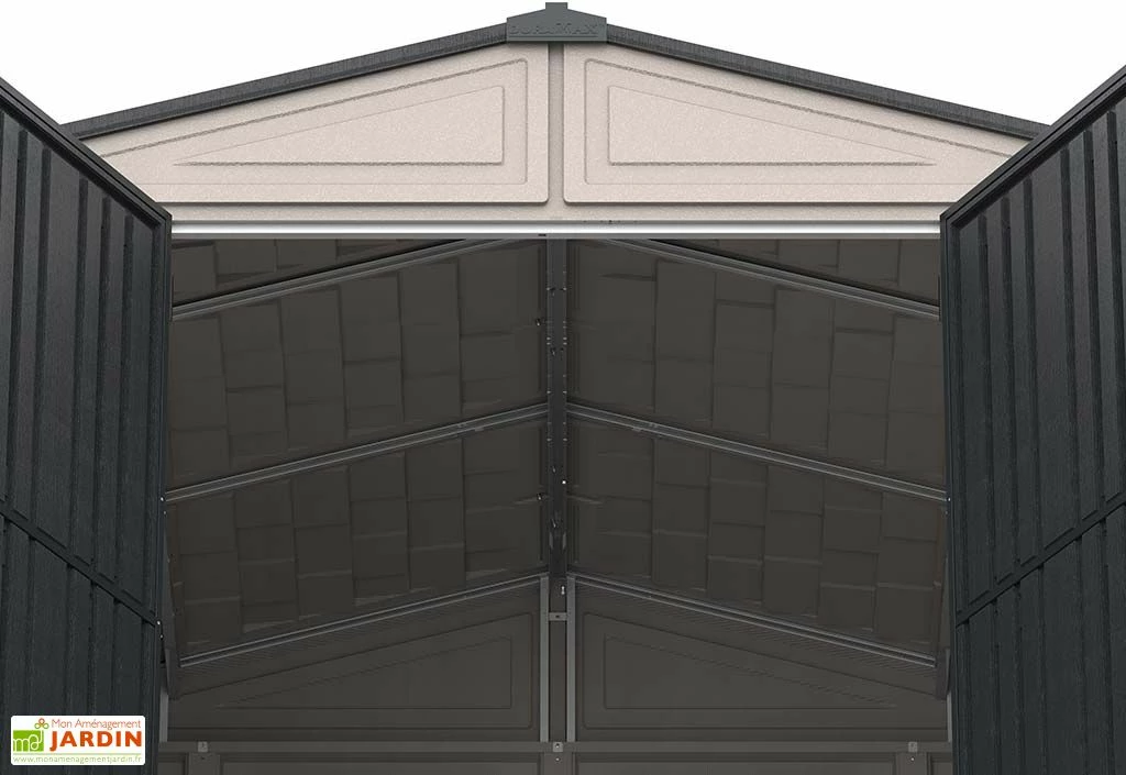 Abri De Jardin En PVC Duramax 8,05 M² Gris 6 Abri De Jardin En PVC Duramax 8,05 M² Gris – Image 4