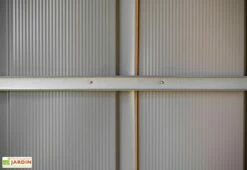 Abri De Jardin En Acier Galvanisé Imitation Bois Woodlake – 11,5 M² -MON AMENAGEMENT JARDIN Soldes interieur abri jardin spacemaker woodlake