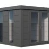 Abri De Jardin En Acier Galvanisé Double Porte Luminato - 8,8 M² -MON AMENAGEMENT JARDIN Soldes luminato 3030 anthracite
