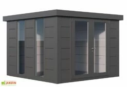Abri De Jardin En Acier Galvanisé Double Porte Luminato - 8,8 M²