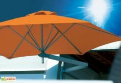 Parasol Mural Rond 270 Cm + Bras Néo - Wallflex Toile Sunbrella -MON AMENAGEMENT JARDIN Soldes paraflexmural1 54
