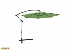 Parasol Déporté En Aluminium Et Polyester Beausoleil Collioure ⌀ 300 Cm -MON AMENAGEMENT JARDIN Soldes parasol deporte aluminium polyester beausoleil collioure 300cm 1