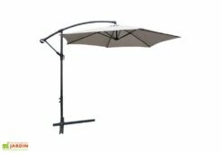 Parasol Déporté En Aluminium Et Polyester Beausoleil Collioure ⌀ 300 Cm