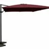Parasol Déporté Carré En Aluminium Et Polyester 3,2 X 3,2 M -MON AMENAGEMENT JARDIN Soldes parasol deporte aluminium polyester beausoleil deauville 32x32m