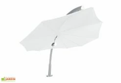 Parasol En Aluminium Aspect Feuille - Icarus Toile Solidum