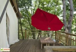 Parasol En Aluminium Aspect Feuille - Icarus Toile Sunbrella -MON AMENAGEMENT JARDIN Soldes parasol design icarus umbrosa sunbrella 2