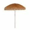 Parasol Droit En Acier Imitation Bois Manila ⌀ 200 Cm -MON AMENAGEMENT JARDIN Soldes parasol droit acier imitation bois manila