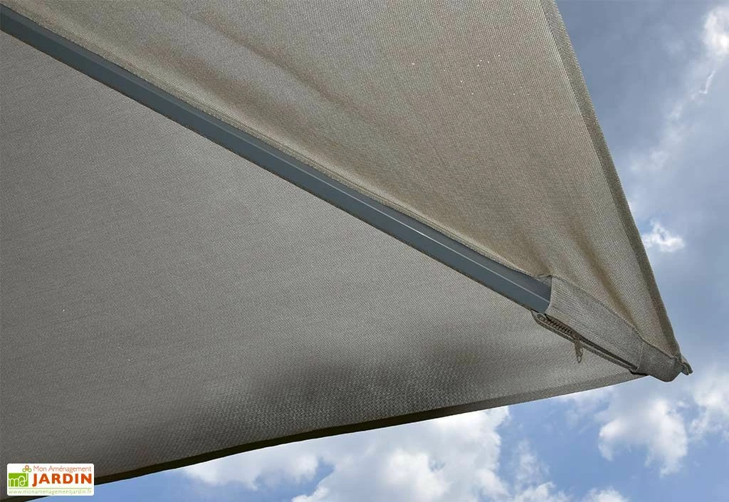 Parasol Droit Carré 3 M En Aluminium Summer 5 Parasol Droit Carré 3 M En Aluminium Summer – Image 3