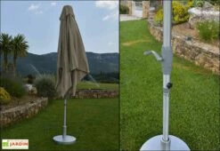 Parasol Droit Carré 3 M En Aluminium Summer 9 Parasol Droit Carré 3 M En Aluminium Summer -MON AMENAGEMENT JARDIN Soldes parasol droit carre aluminium 3m summer 3