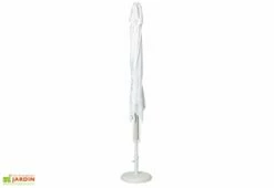 Parasol En Aluminium Laqué Et Toile En Oléfine 250 X 250 Cm - Eolo -MON AMENAGEMENT JARDIN Soldes parasol eolo ferme blanc