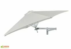 Parasol Mural Rond 270 Cm + Bras Classique - Wallflex Toile Solidum