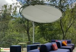 Parasol Rond Rotatif 360° 300 Cm - Eclipsum Toile Solidum -MON AMENAGEMENT JARDIN Soldes parasol rond design eclipsum umbrosa solidum 2