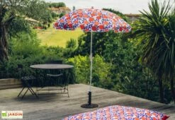 Parasol Rond En Tissu Et Métal ø 167 Cm – Pomegranate 7 Parasol Rond En Tissu Et Métal ø 167 Cm – Pomegranate -MON AMENAGEMENT JARDIN Soldes parasol rond pomegranate 01