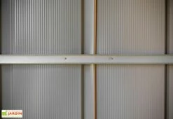 Abri De Jardin En Acier Galvanisé Imitation Bois Woodlake – 1,84 M² -MON AMENAGEMENT JARDIN Soldes paroi abri jardin spacemaker metal imitation bois
