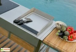 Parois Anti-Eclaboussures Pour Plaque De Cuisson Teppanyaki Indu+