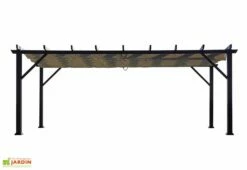 Paragon Pergola En Aluminium Effet Bois Modena 17,94 M²