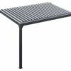 Pergola Bioclimatique Motorisée Adossée En Alu Noir – Actual 4 X 3 M -MON AMENAGEMENT JARDIN Soldes pergola bioclimatique adossee motorisee actual 4x3 1