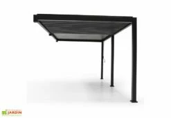 Pergola Bioclimatique Adossée En Aluminium Anthracite 15,9 M² - Ombréa 11 Pergola Bioclimatique Adossée En Aluminium Anthracite 15,9 M² - Ombréa -MON AMENAGEMENT JARDIN Soldes pergola bioclimatique adossee ombrea anthracite 1